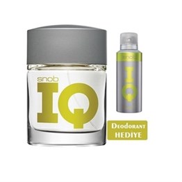 tutku tütün Ne yazık ki  snob IQ EDT For Men 100 ml - Deodorant HEDİYELİ