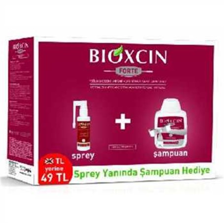 Bioxcin Forte Sprey + Bioxcin Forte Şampuan