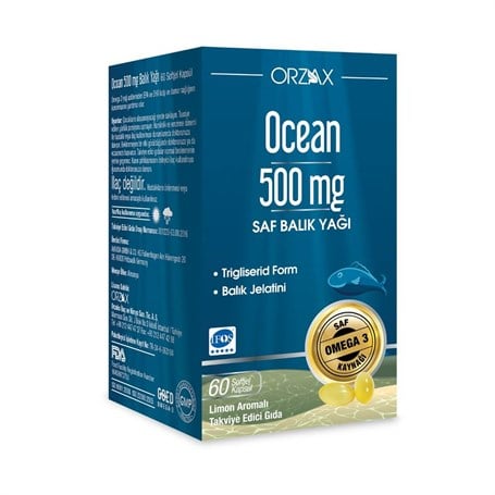 Ocean 500mg Balıkyağı 60 Kapsül