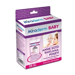 Miraderm Baby Anne Sütü Saklama Poşeti 25 Adet