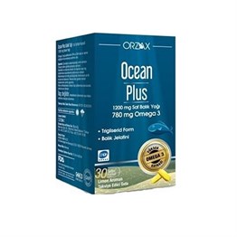 Ocean Plus 1200 mg Saf Balık Yağı 30 Kapsül