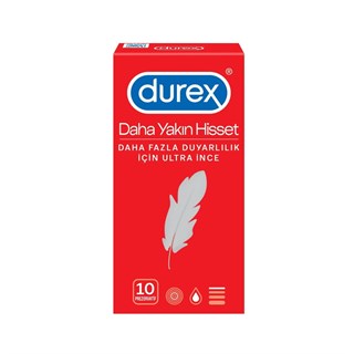 Durex Prezervatif Daha Yakın Hisset 10'lu