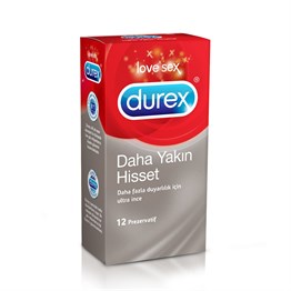 Durex Prezervatif Daha Yakın Hisset 12'li