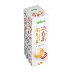 Hünnap Vitamin D3 Vitamin K2 30 ml