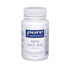 Pure Alpha Lipoic Acid 200 mg 60 Kapsül