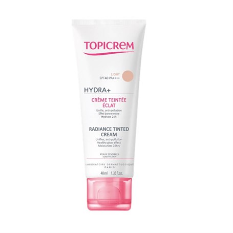 Topicrem Hydra+ Radiance Tinted Cream SPF 40 Light 40 ml