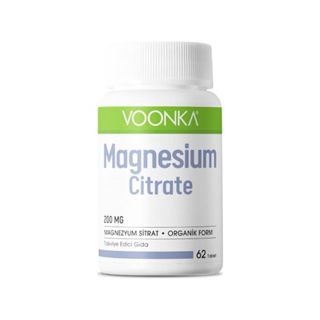 Voonka Magnesium Citrate 200 mg 62 Tablet
